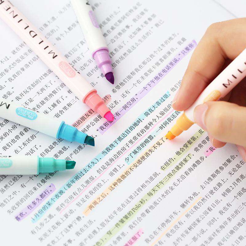 Double Sided 'Mildliner' Style Highlighters - Set of 12 - Image 3