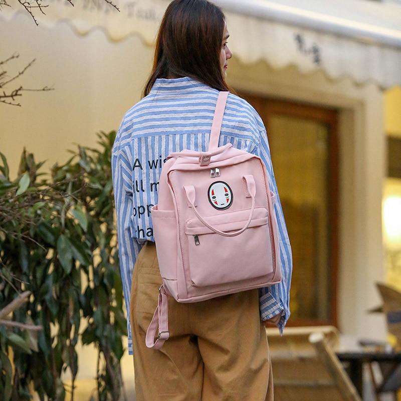 Kawaii Face Pastel Backpack - Image 3