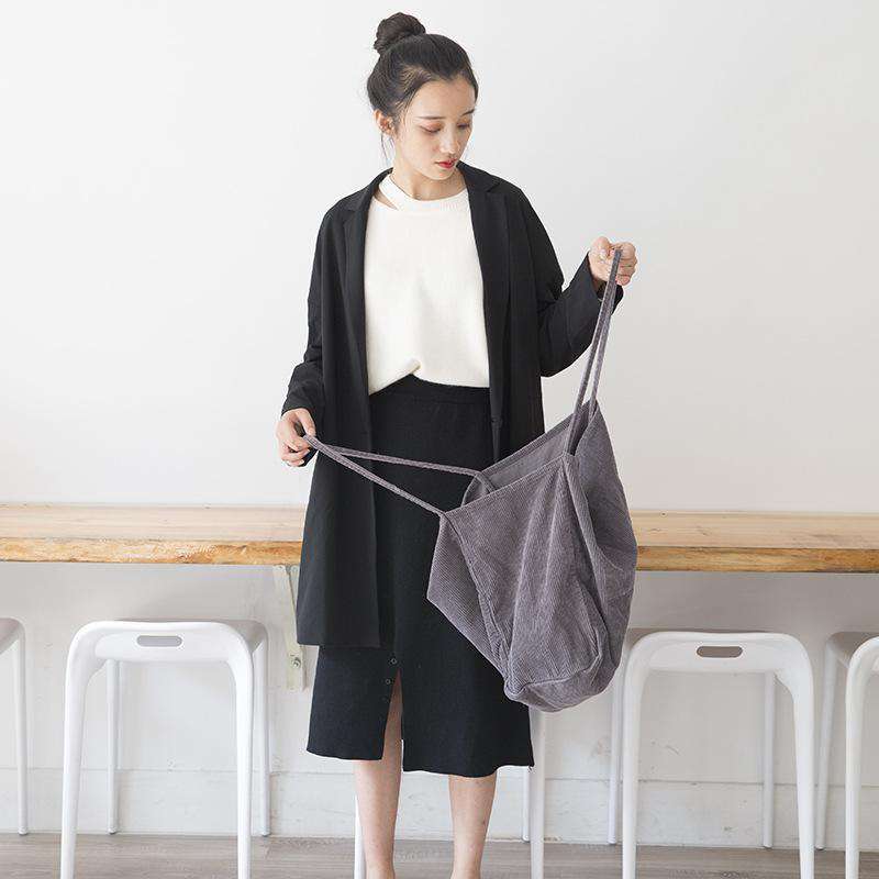 Large Cord Eco Tote Bag - Image 3