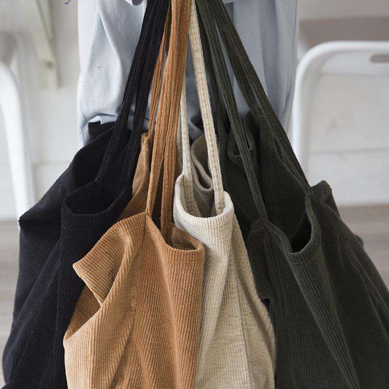 Large Cord Eco Tote Bag - Image 7