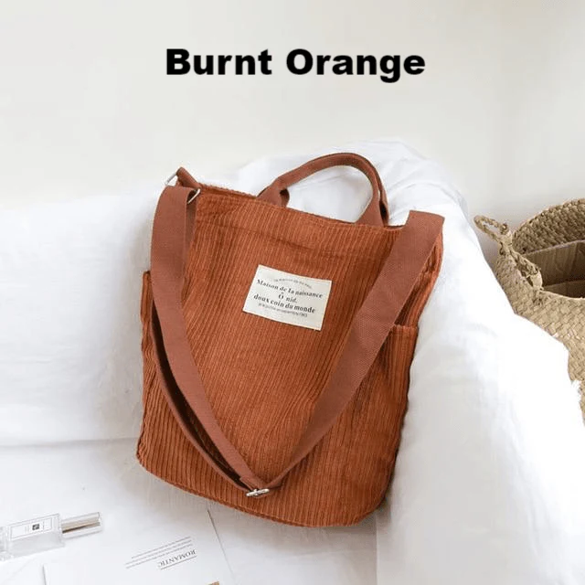 Life + Travel Cord Tote Bag - Image 10