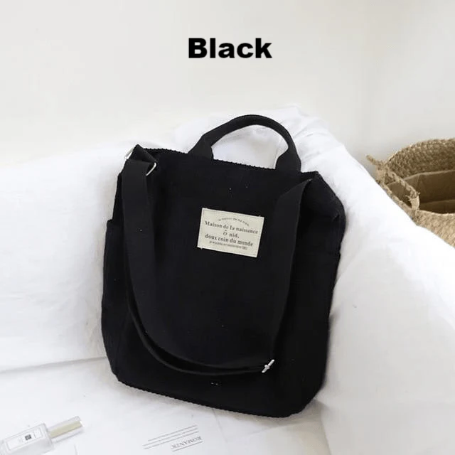 Life + Travel Cord Tote Bag - Image 7