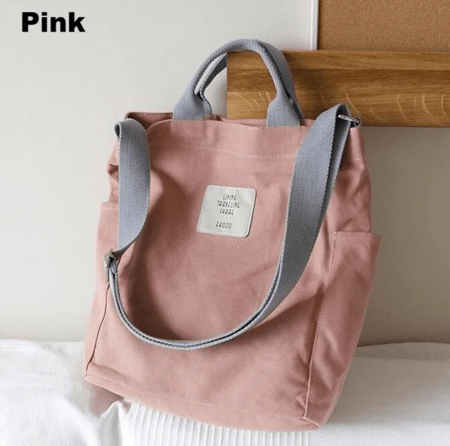 Pastel Aesthetic Canvas Tote Bag - Image 11
