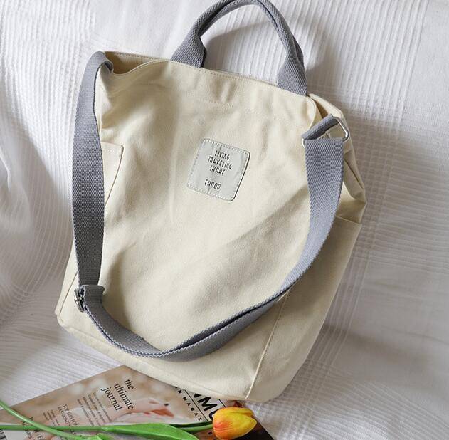 Pastel Aesthetic Canvas Tote Bag - Image 5