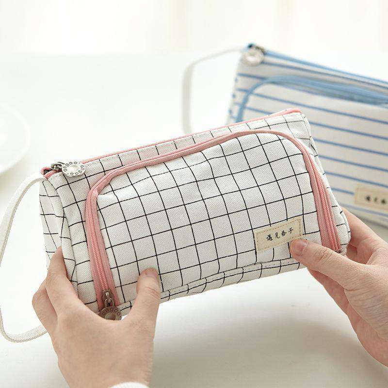 Pouched Stationery Organiser Pencil Case - Image 3