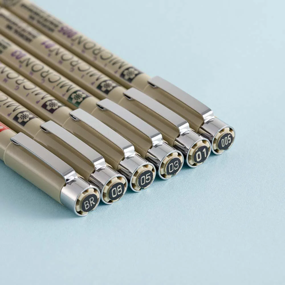 6 Set Sakura Pigma Micron Pens - Image 3