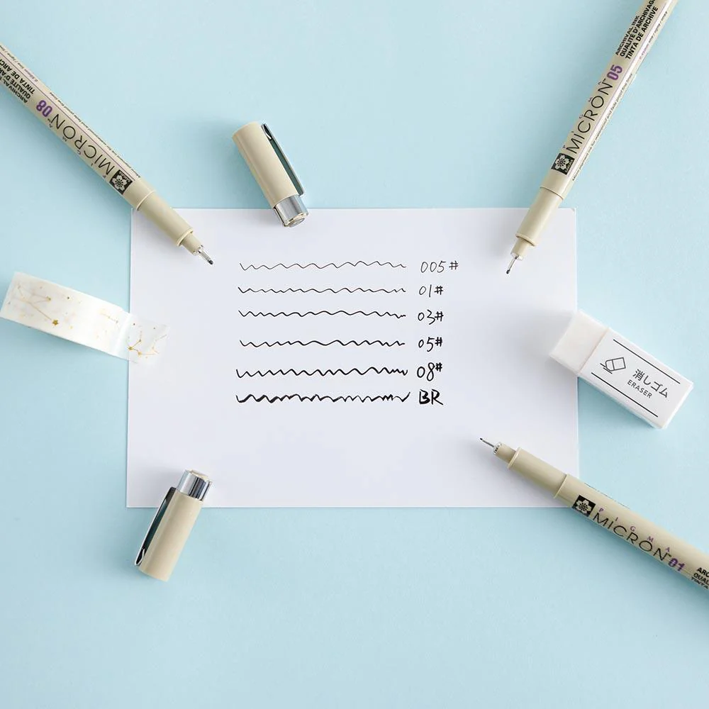 6 Set Sakura Pigma Micron Pens - Image 6