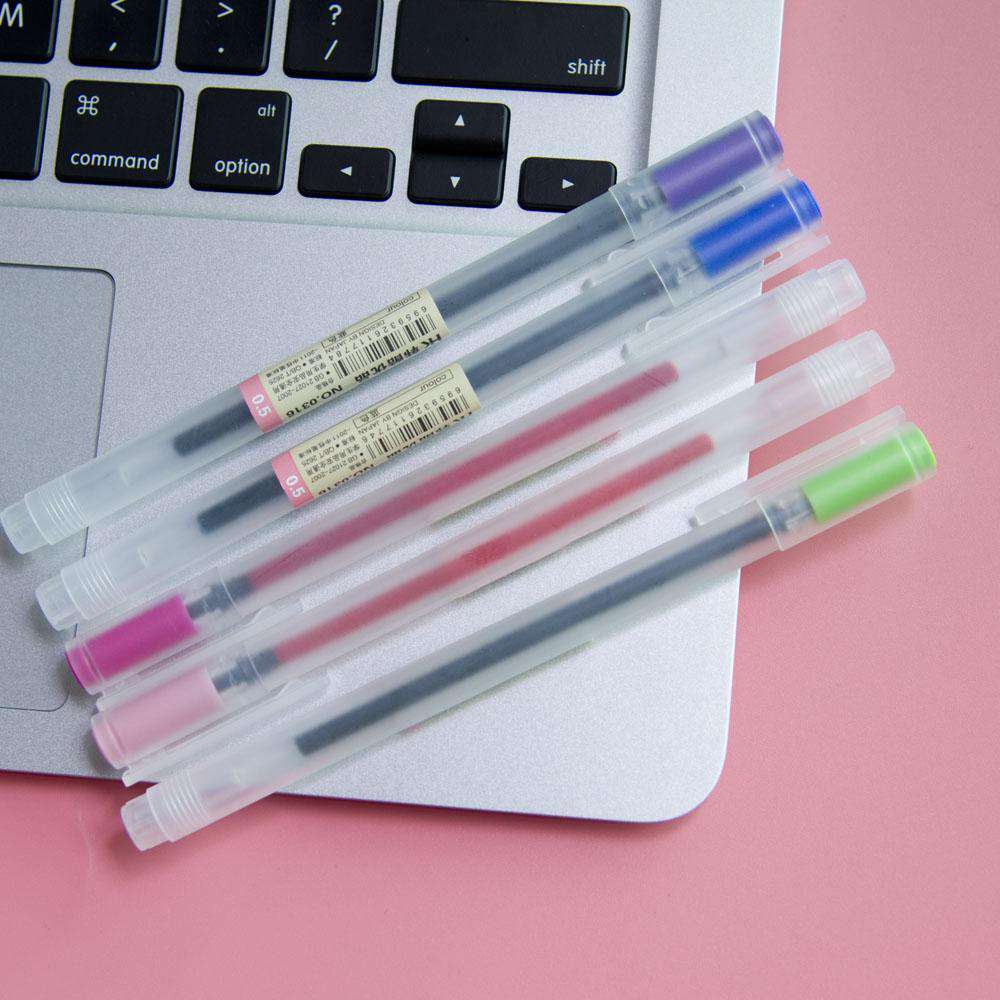 MUJI Style Gel Pens - Set of 12 - Image 6