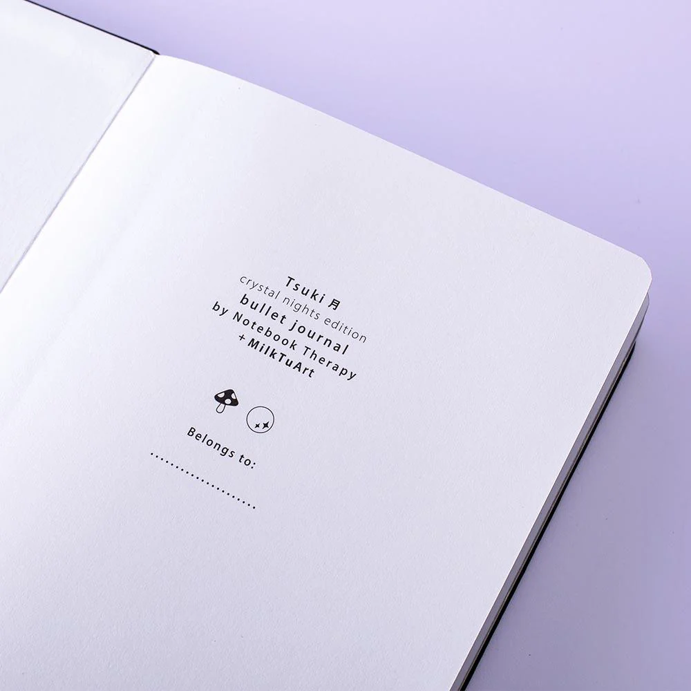 Tsuki ‘Crystal Nights’ Limited Edition Luxury Bullet Journal ☾ @MilkTuArt Collab! - Image 6