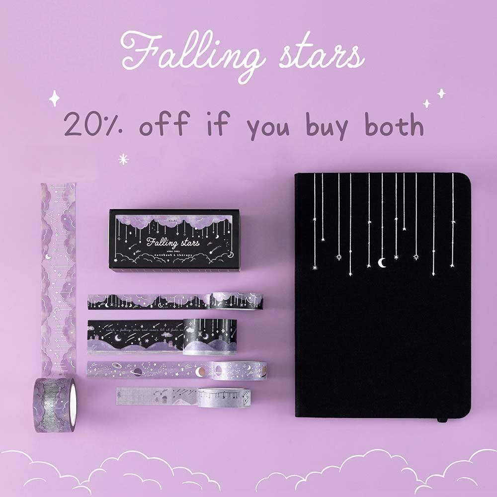 Tsuki ‘Falling Stars’ Washi Tape Set ☾ - Image 14