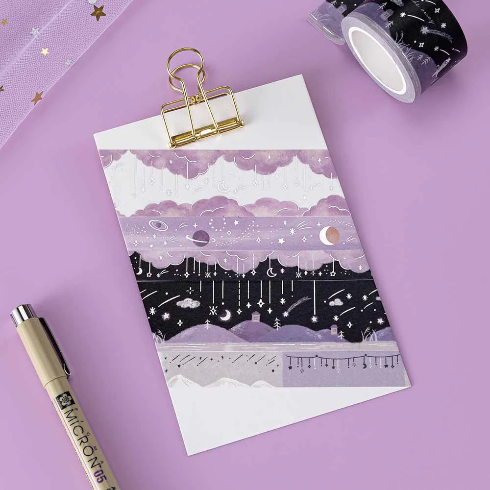 Tsuki ‘Falling Stars’ Washi Tape Set ☾ - Image 4