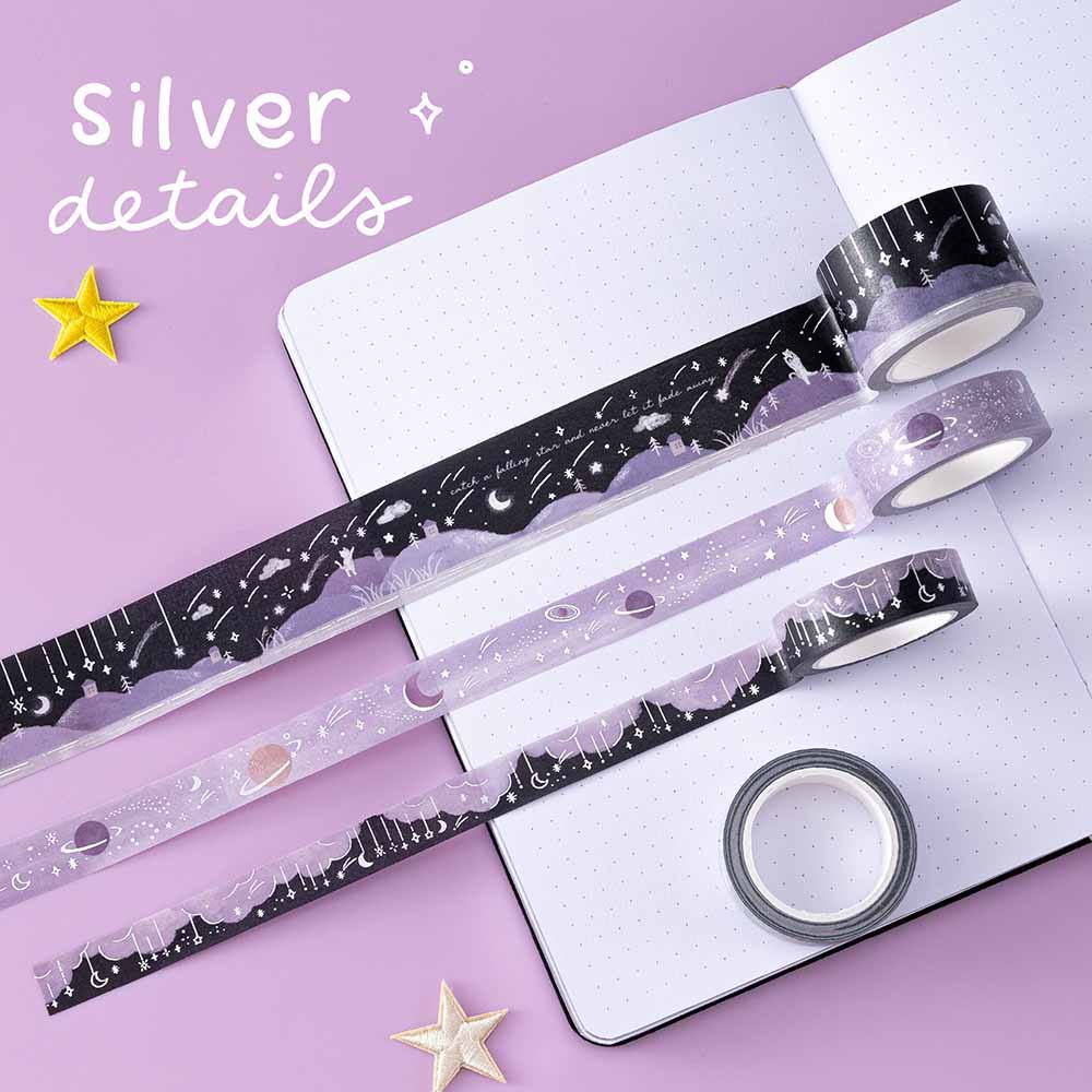 Tsuki ‘Falling Stars’ Washi Tape Set ☾ - Image 7