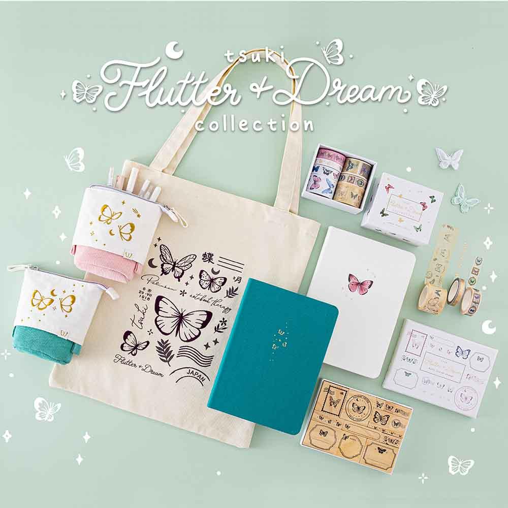 Tsuki ‘Flutter + Dream’ Pop-Up Pencil Case by Notebook Therapy x Pelinkan ☾ - Image 8