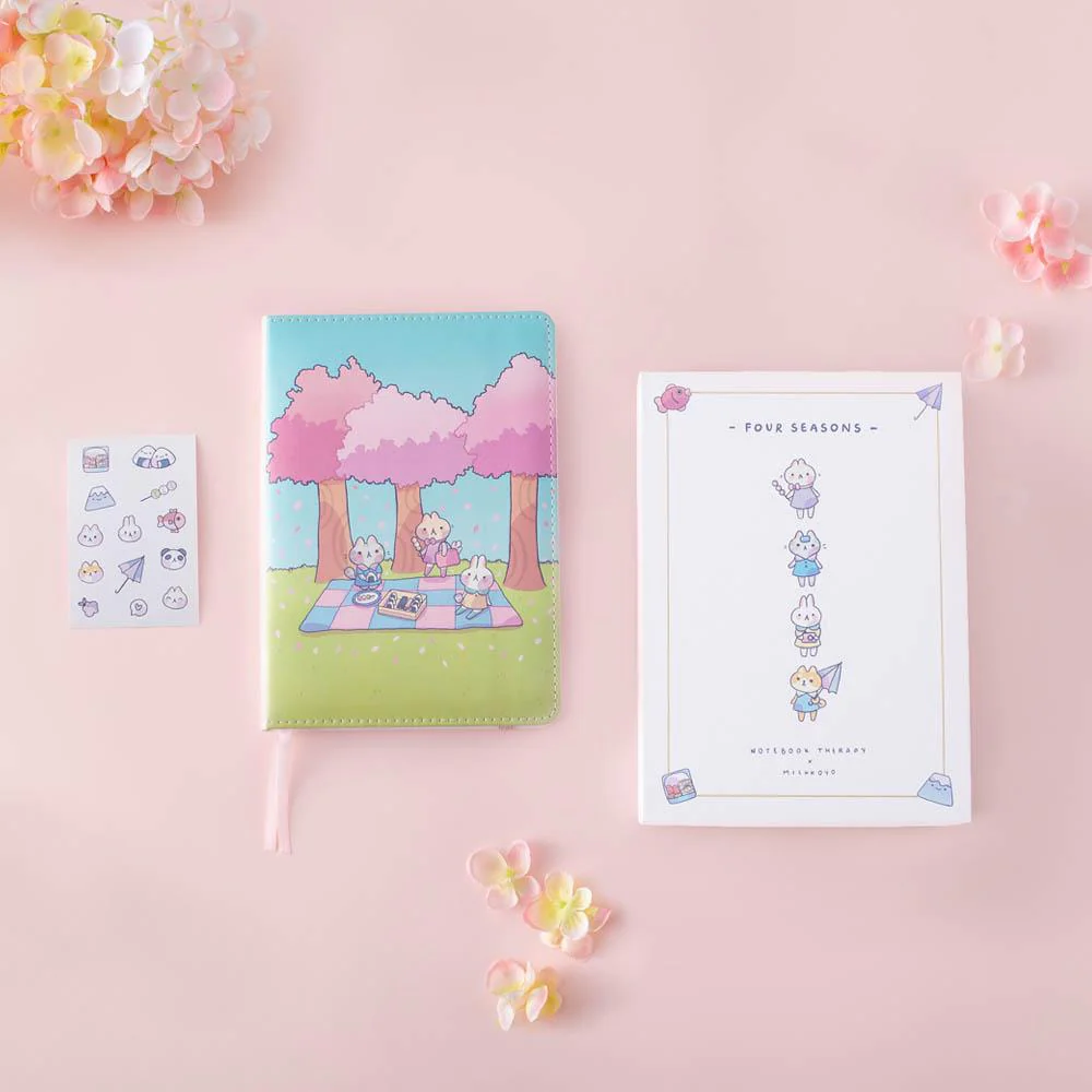 Tsuki ‘Four Seasons: Spring Edition’ Bullet Journal ☾ @milkkoyo x NotebookTherapy - Image 3