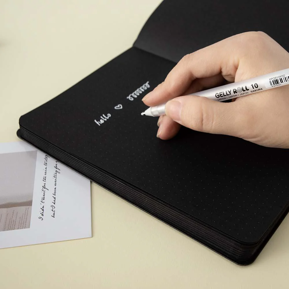 Tsuki 'Midnight Edition' Black Page Bullet Journal ☾ - Image 9