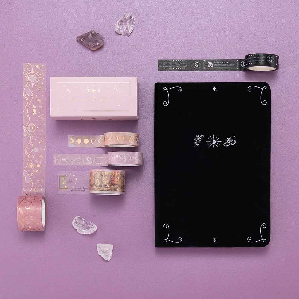 Tsuki ‘Moonlit Blush’ Washi Tape Set ☾ - Image 12