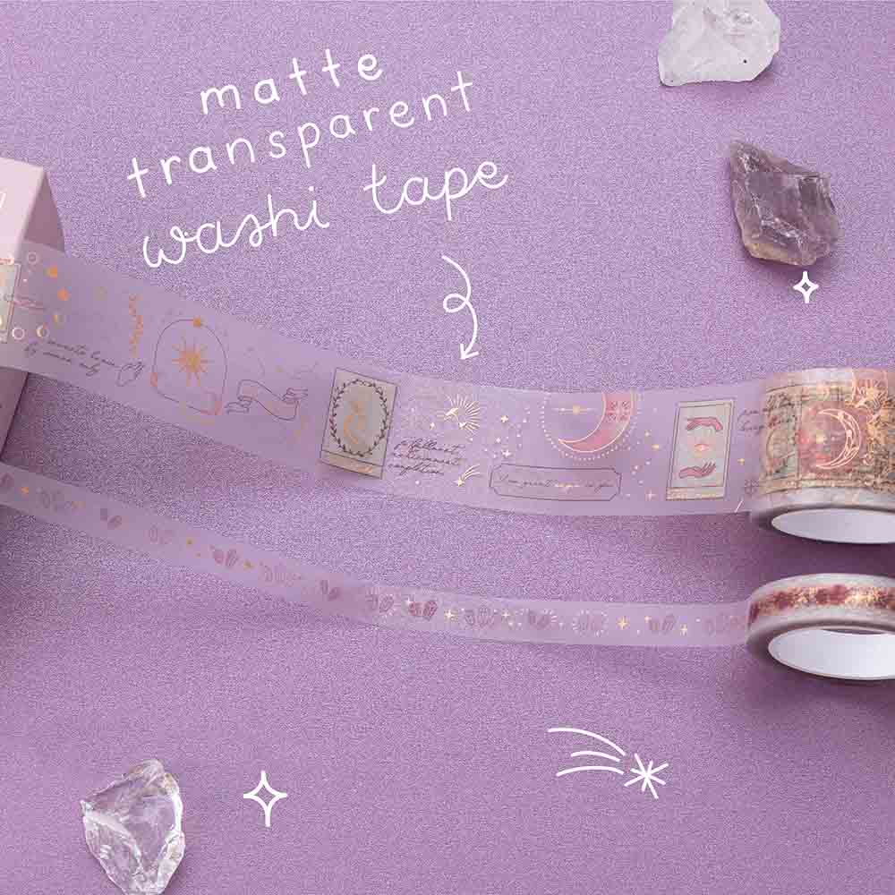 Tsuki ‘Moonlit Blush’ Washi Tape Set ☾ - Image 6